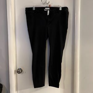 Lane Bryant black skinny jeans. Size 22 EUC